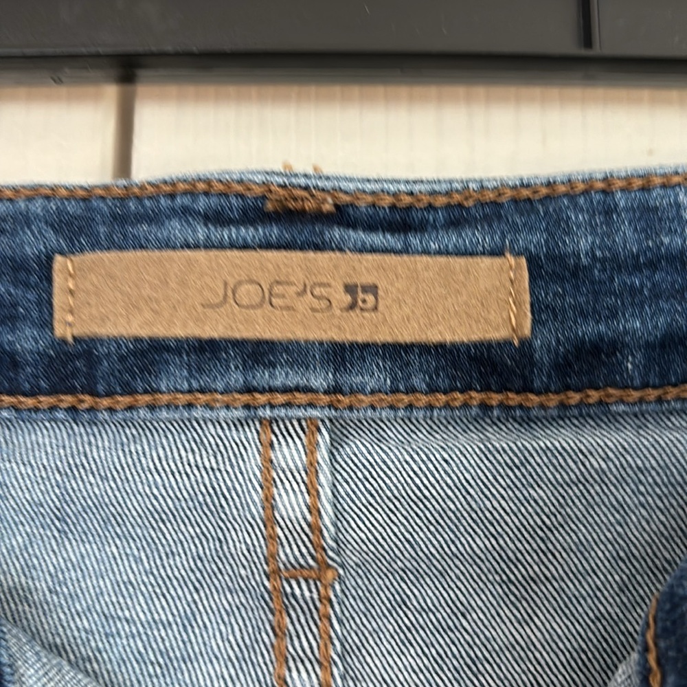 Joes Jeans Denim Mini Skirt With Raw Edge - Picture 5 of 6